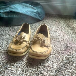 Men's Tan Boat Shoes